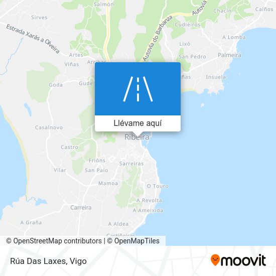 Mapa Rúa Das Laxes
