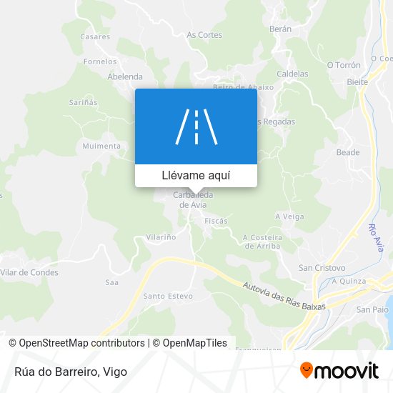 Mapa Rúa do Barreiro