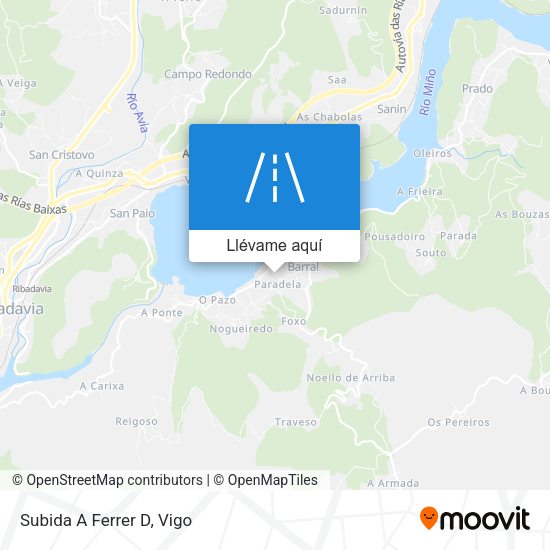 Mapa Subida A Ferrer D