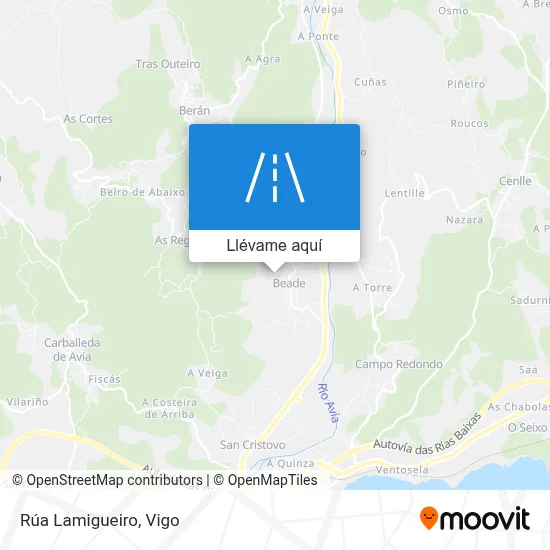 Mapa Rúa Lamigueiro