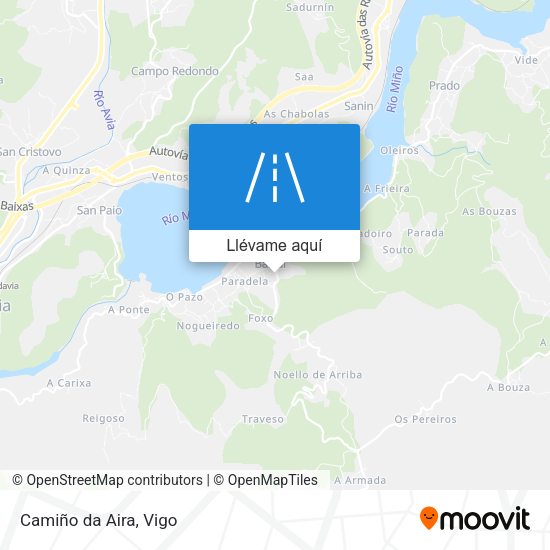 Mapa Camiño da Aira