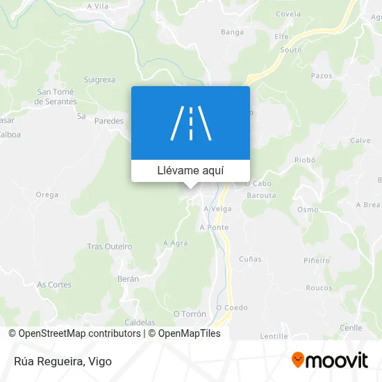 Mapa Rúa Regueira