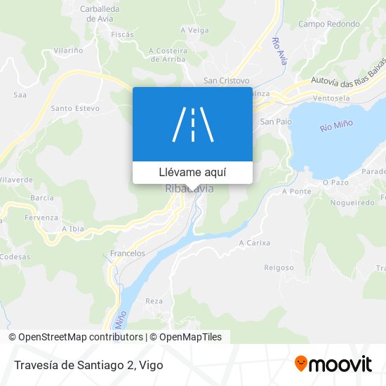 Mapa Travesía de Santiago 2