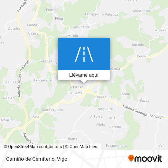Mapa Camiño de Cemiterio