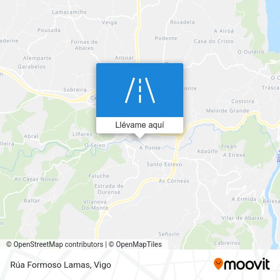 Mapa Rúa Formoso Lamas