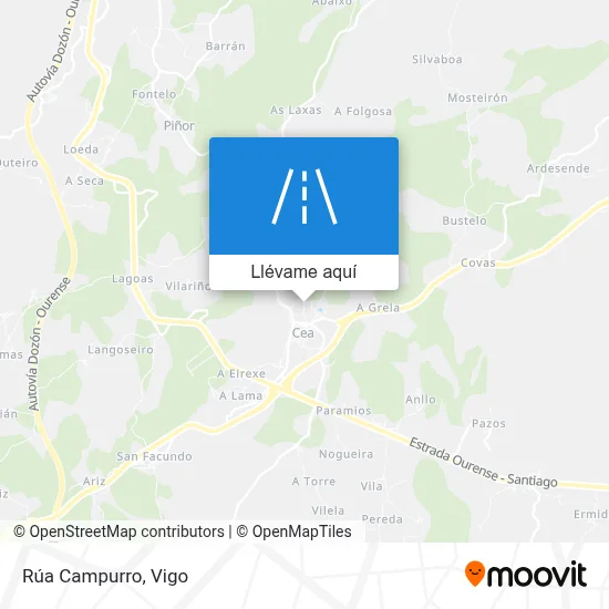 Mapa Rúa Campurro