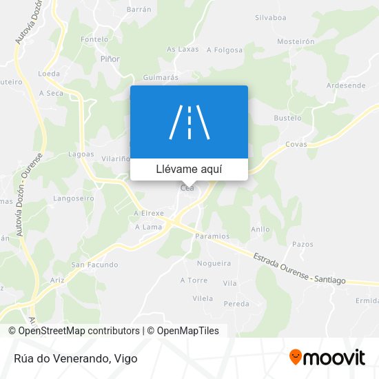Mapa Rúa do Venerando