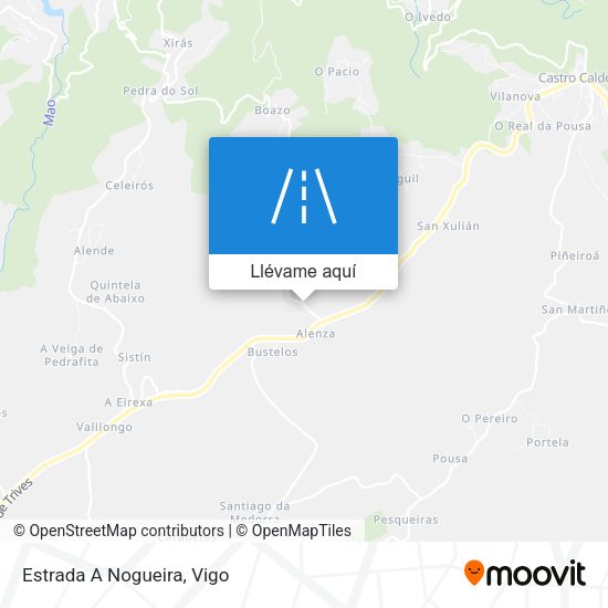 Mapa Estrada A Nogueira