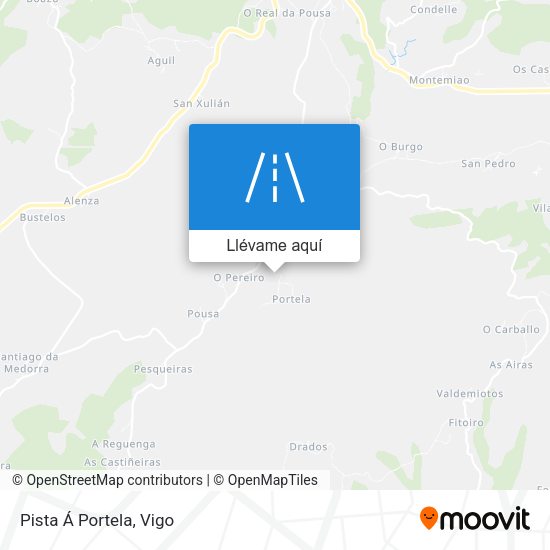 Mapa Pista Á Portela