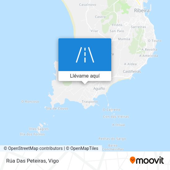 Mapa Rúa Das Peteiras