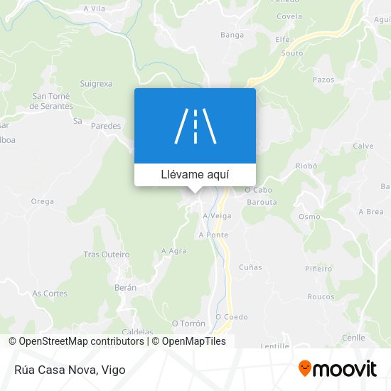 Mapa Rúa Casa Nova