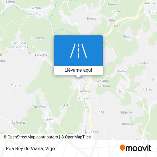 Mapa Rúa Rey de Viana