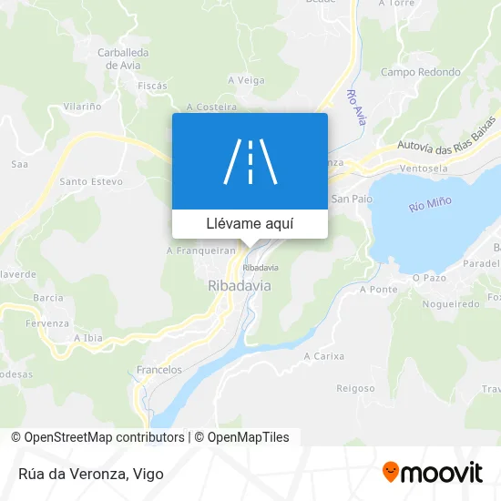 Mapa Rúa da Veronza