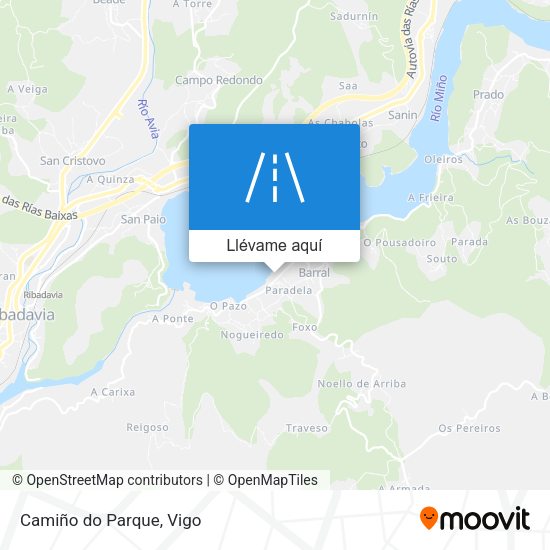 Mapa Camiño do Parque