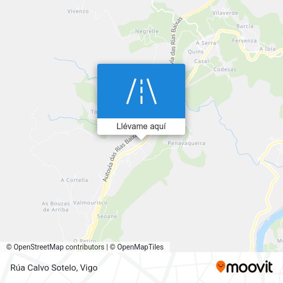 Mapa Rúa Calvo Sotelo