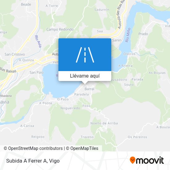 Mapa Subida A Ferrer A