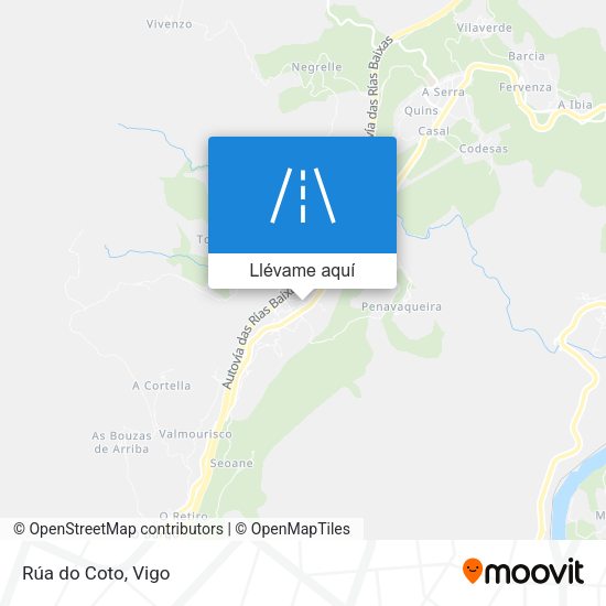 Mapa Rúa do Coto