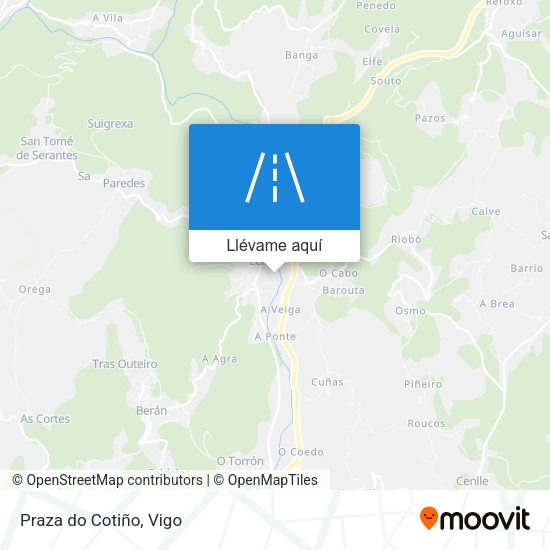 Mapa Praza do Cotiño