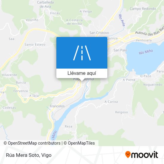 Mapa Rúa Mera Soto