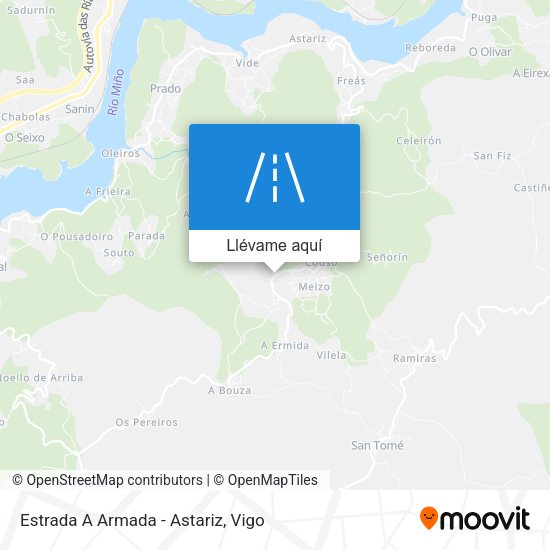 Mapa Estrada A Armada - Astariz
