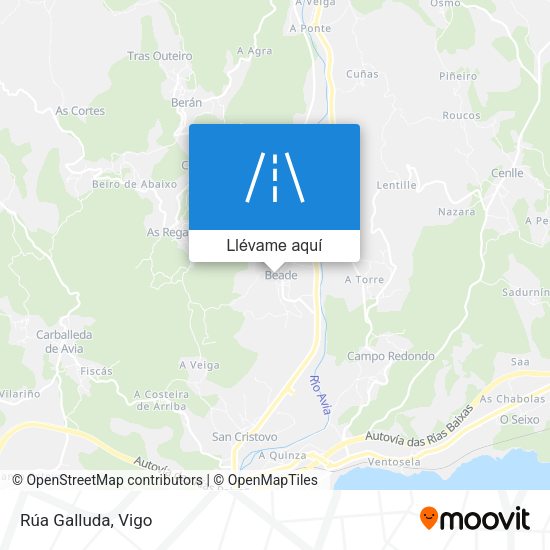 Mapa Rúa Galluda