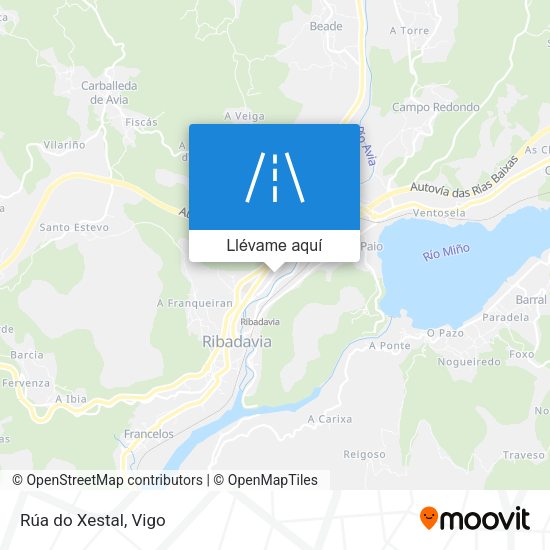 Mapa Rúa do Xestal