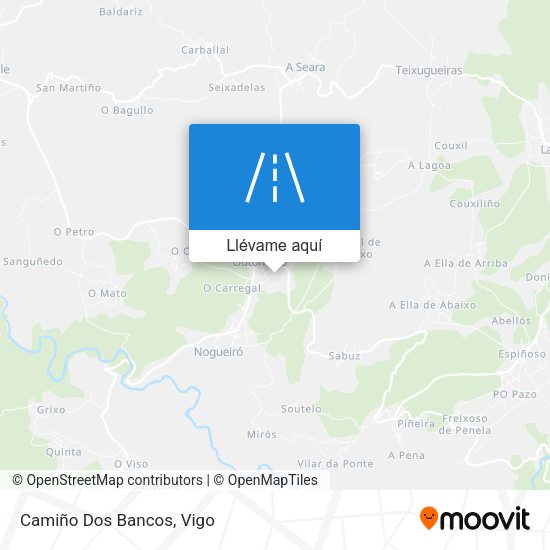 Mapa Camiño Dos Bancos
