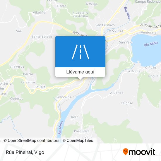 Mapa Rúa Piñeiral