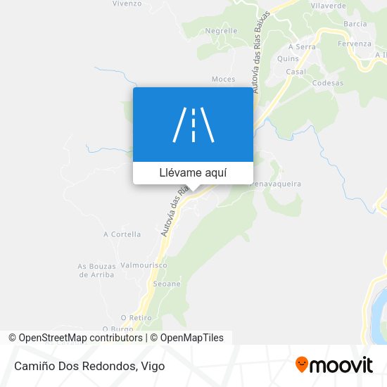 Mapa Camiño Dos Redondos