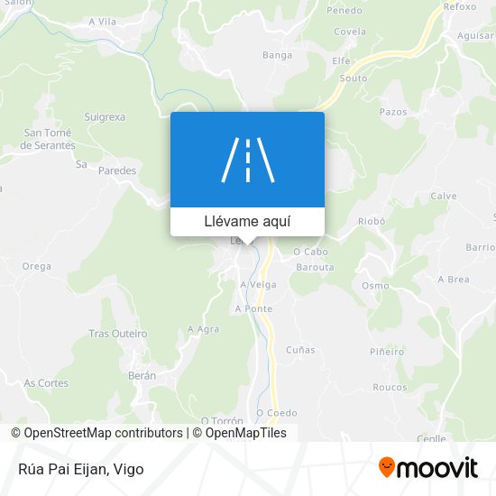 Mapa Rúa Pai Eijan