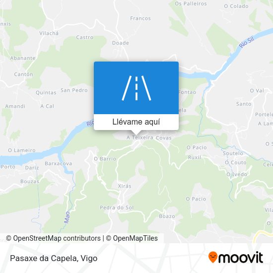 Mapa Pasaxe da Capela
