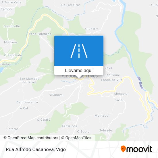 Mapa Rúa Alfredo Casanova