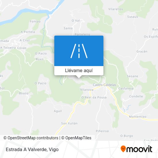 Mapa Estrada A Valverde