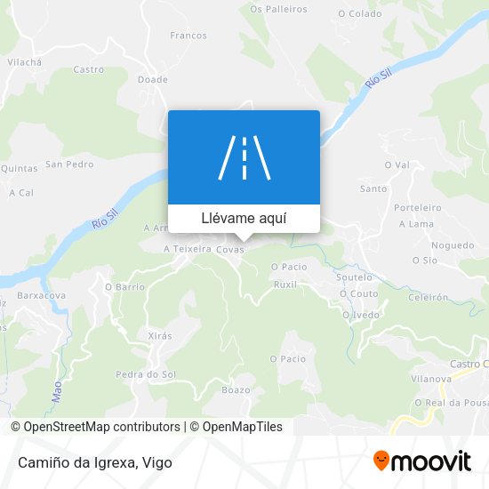 Mapa Camiño da Igrexa