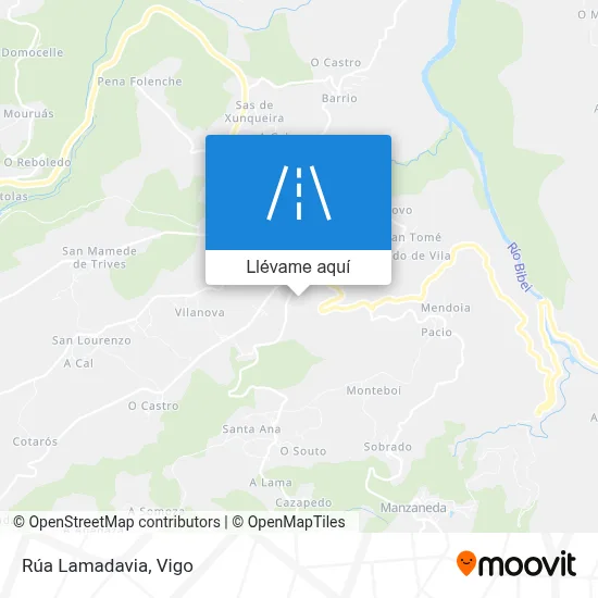 Mapa Rúa Lamadavia