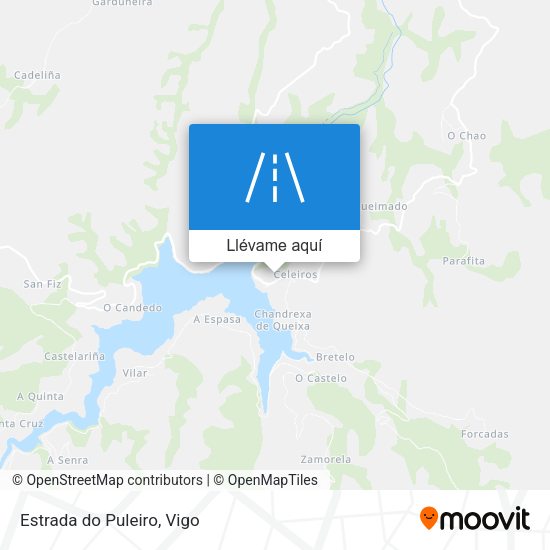 Mapa Estrada do Puleiro