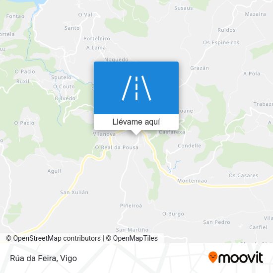 Mapa Rúa da Feira