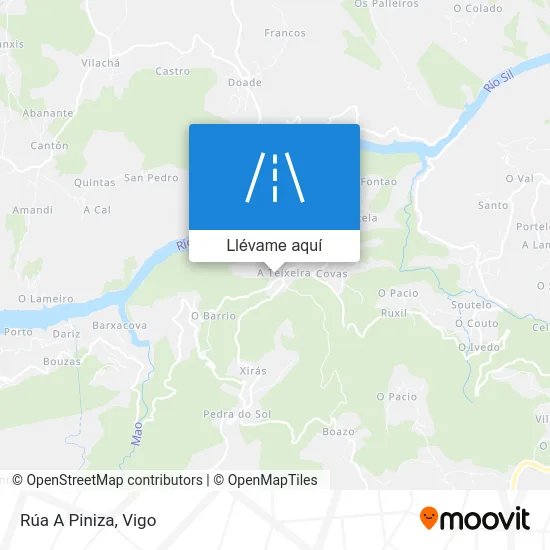 Mapa Rúa A Piniza