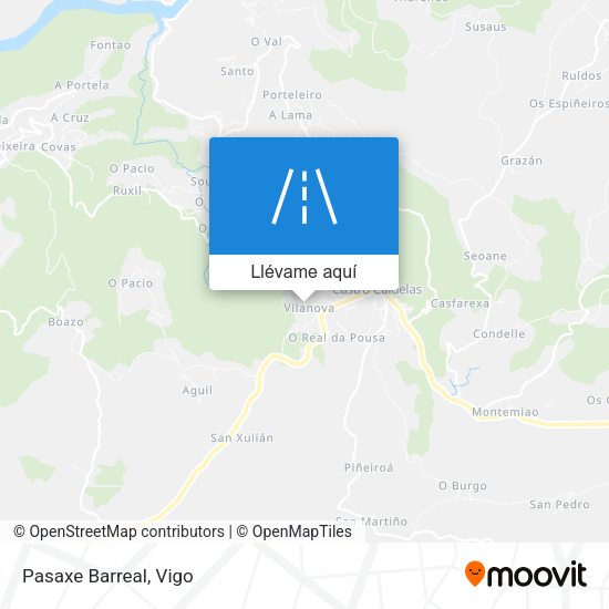 Mapa Pasaxe Barreal