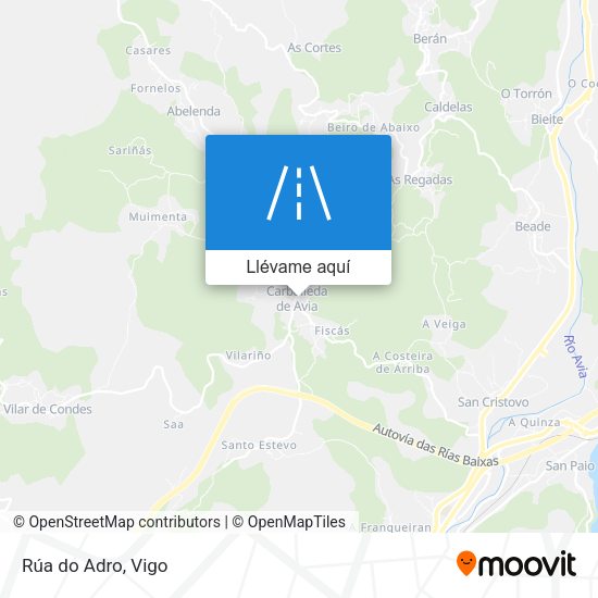 Mapa Rúa do Adro