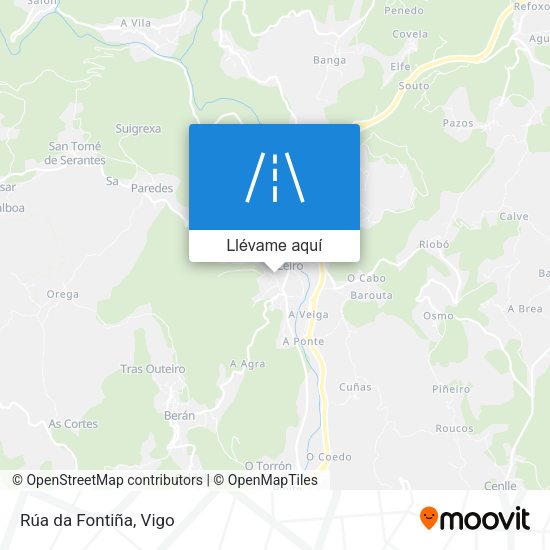 Mapa Rúa da Fontiña