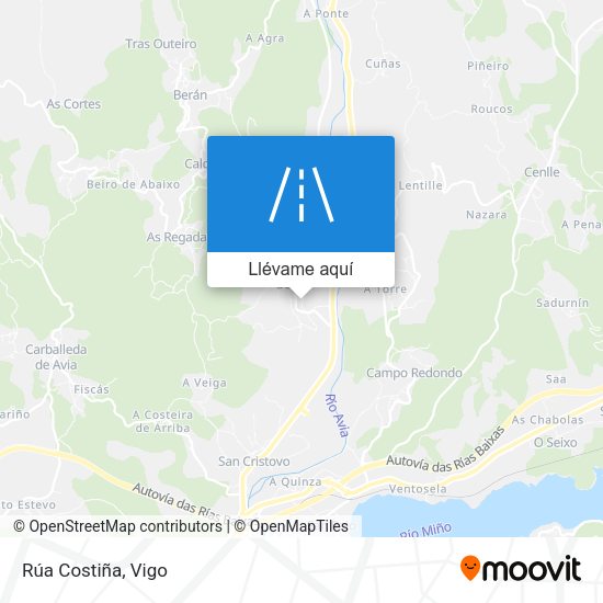 Mapa Rúa Costiña