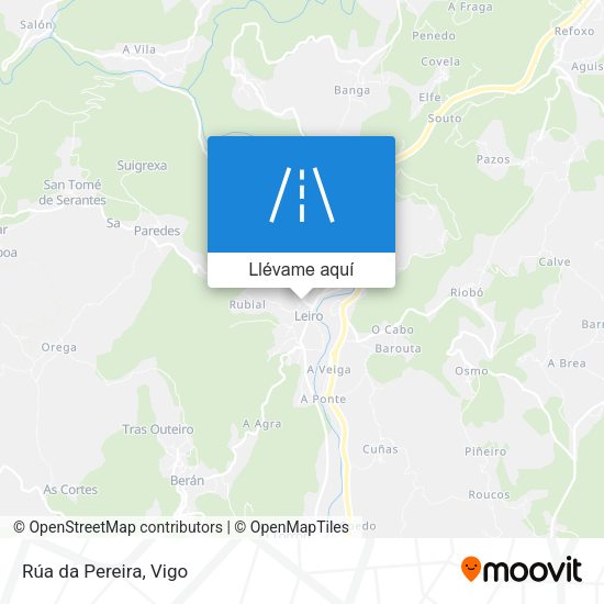 Mapa Rúa da Pereira
