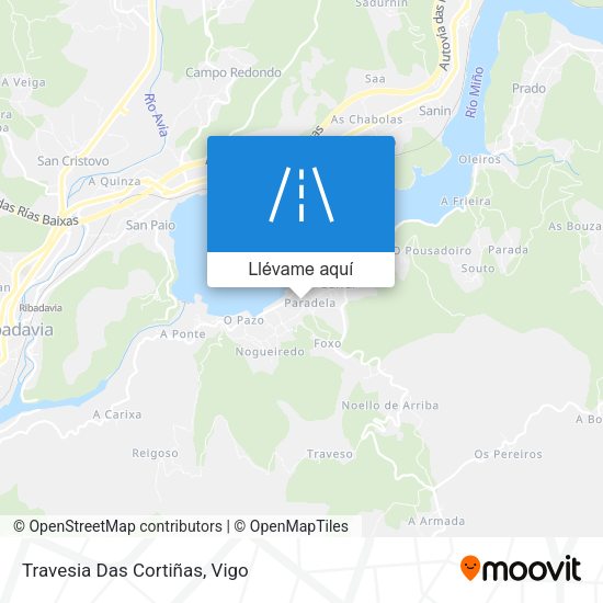 Mapa Travesia Das Cortiñas