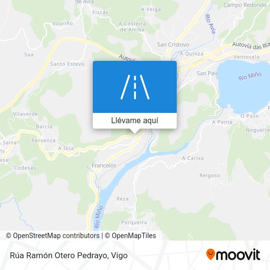 Mapa Rúa Ramón Otero Pedrayo