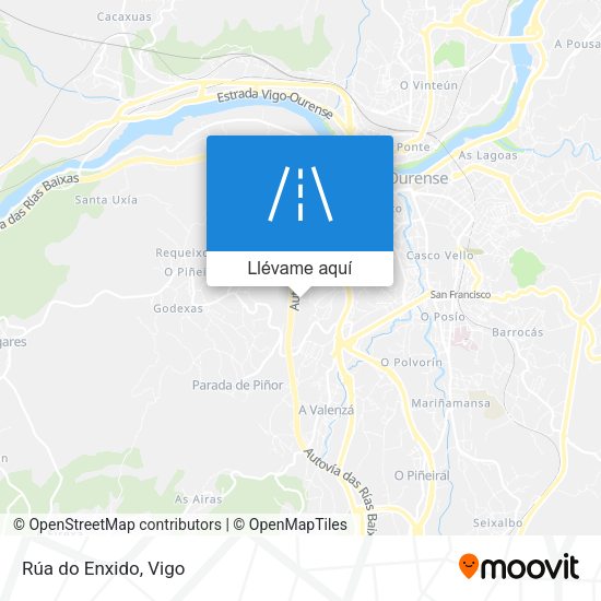 Mapa Rúa do Enxido