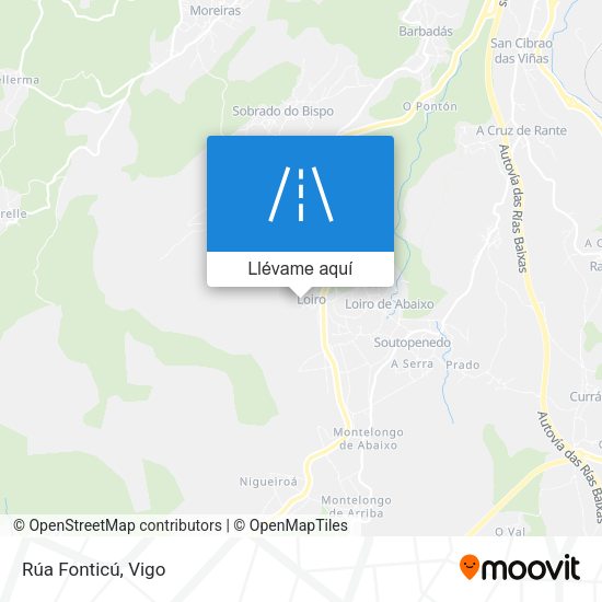 Mapa Rúa Fonticú