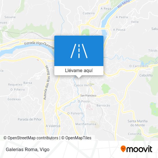 Mapa Galerías Roma