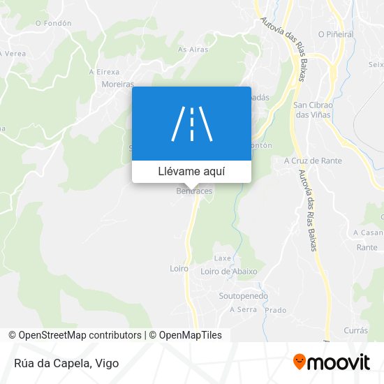Mapa Rúa da Capela