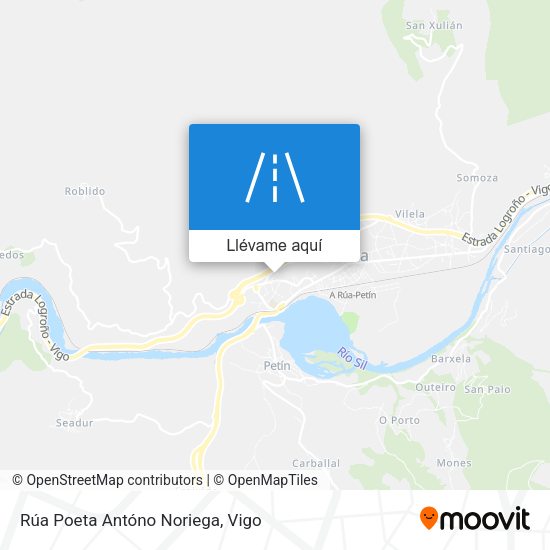 Mapa Rúa Poeta Antóno Noriega